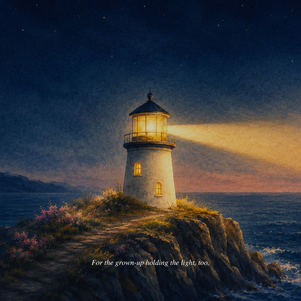 For the grown-up holding the light, too.